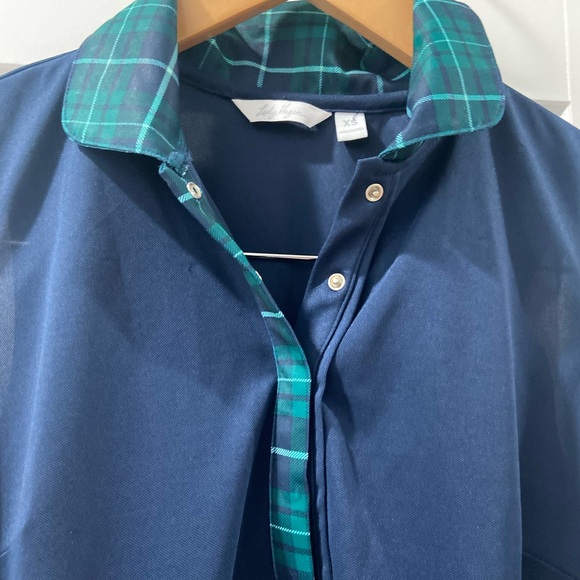 LADY HAGEN DESERT GETAWAY WOMENS NAVY BLUE GOLF POLO SLEEVELESS SZ XS EUC - Picture 6 of 11